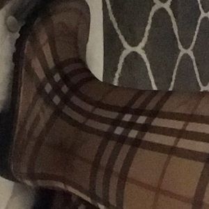 Burberry rain boots